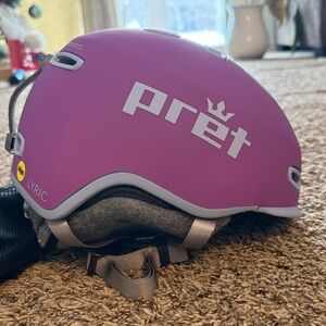 Pret Purple Ski Helmet